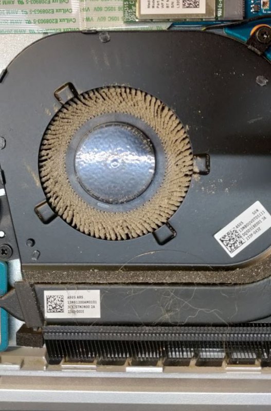 gpu fan Asus Vivobook pro 15
