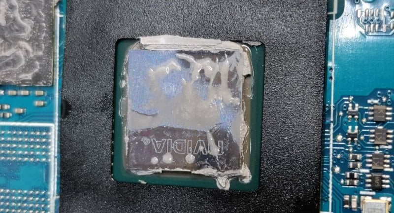термопаста на відеочіпі Asus