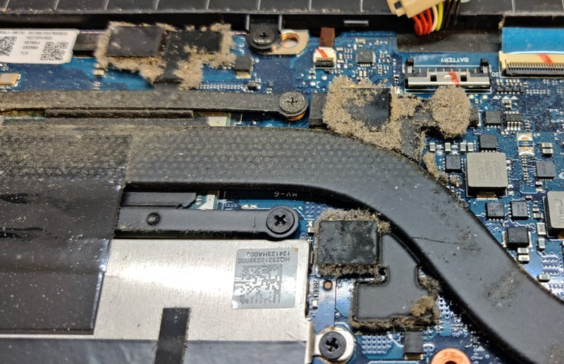 термотрубка Asus UX425