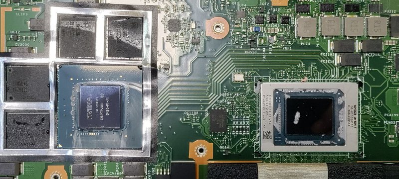 термопаста на процесорі та відеочіпі Lenovo Gaming 3