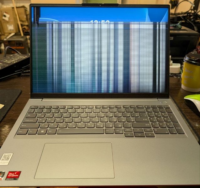 розбита матриця на Lenovo ThinkBook 16 G6